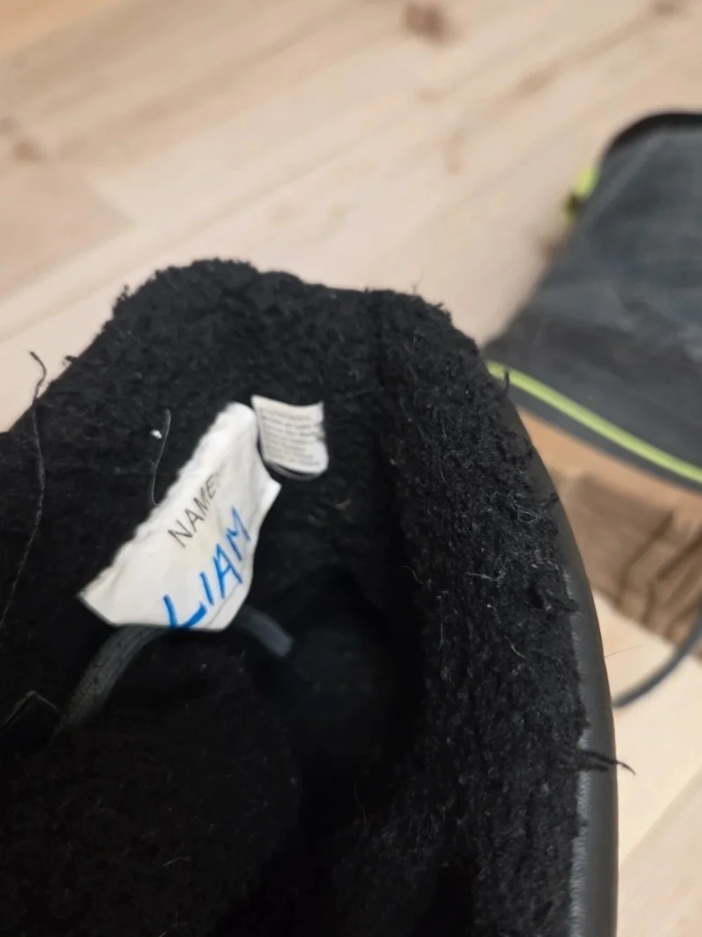 Kids Black Winter Snow Boots - Unbranded